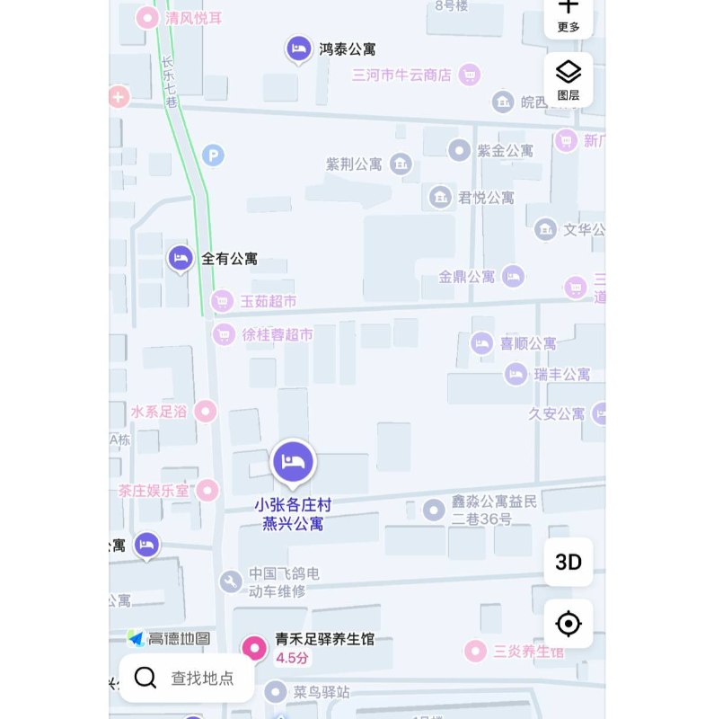 小张各庄 就是图中燕兴公寓 网上几条街都是 一般晚上开-找JiPo